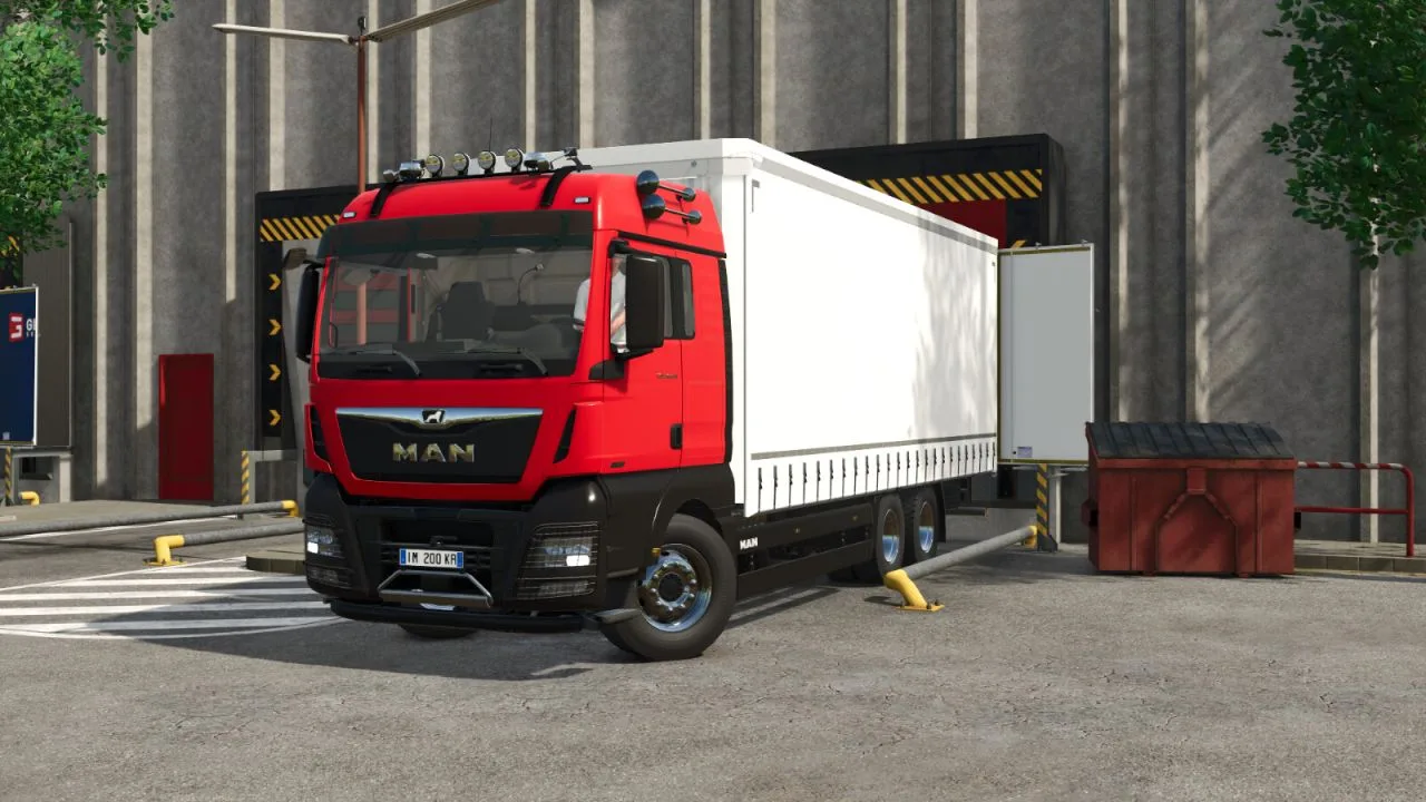 MAN TGX 26.640 Curtainsider FS25