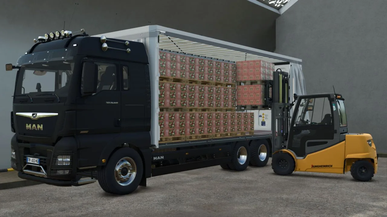 MAN TGX 26.640 Curtainsider FS25