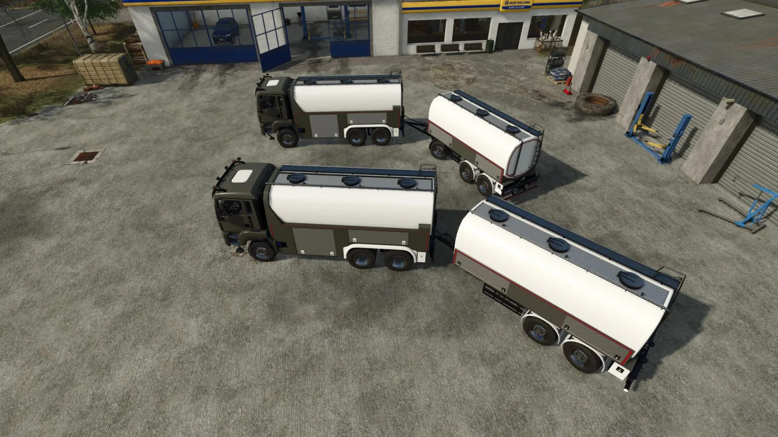 MAN truck milk transporter pack FS25