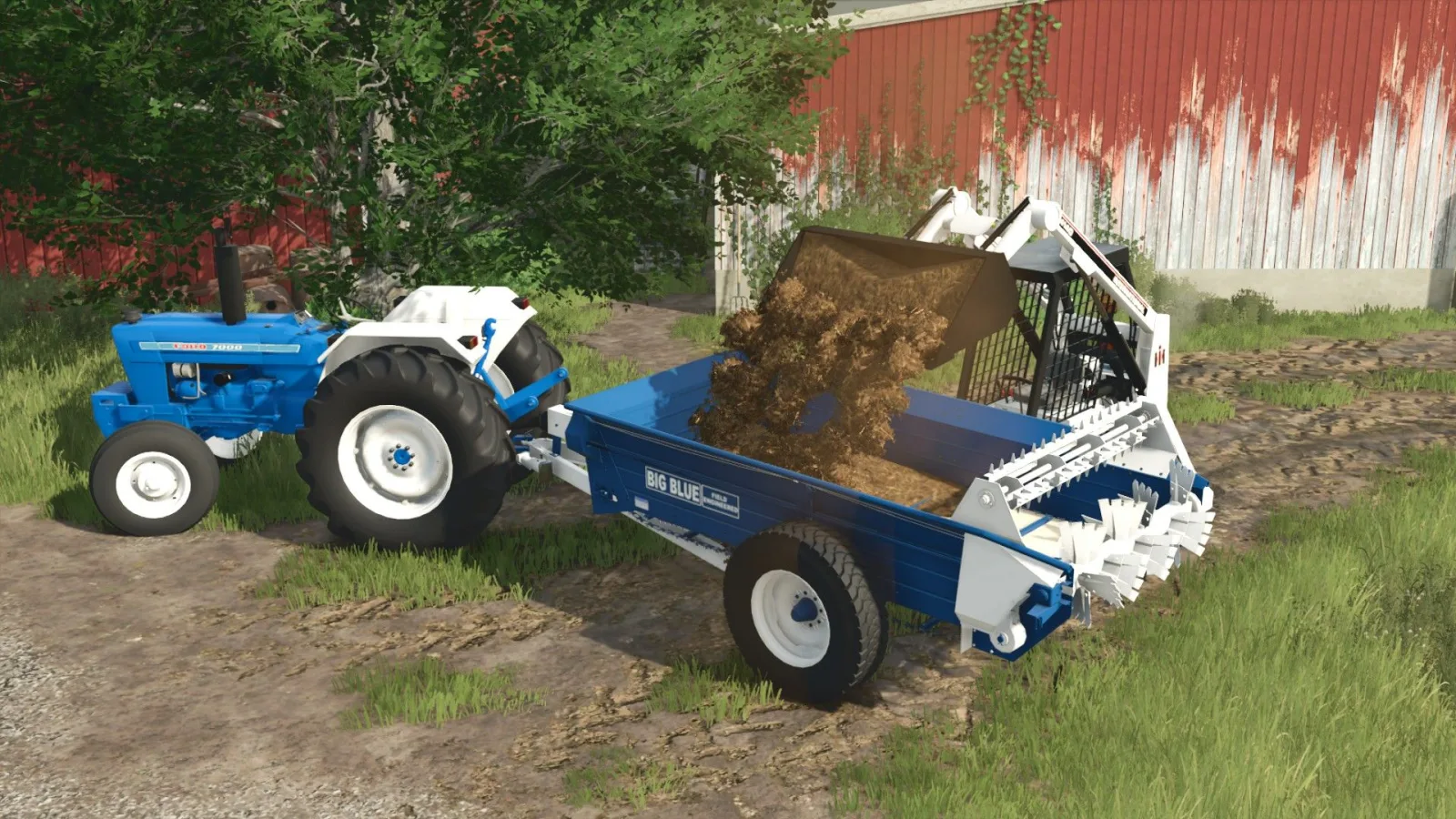 Ford Big Blue Manure Spreader Pack FS25