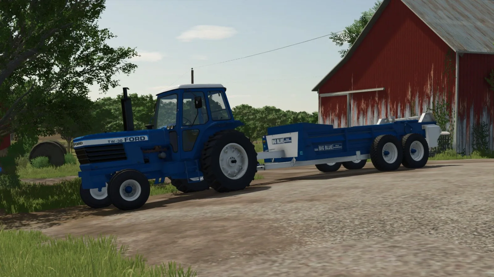 Ford Big Blue Manure Spreader Pack FS25