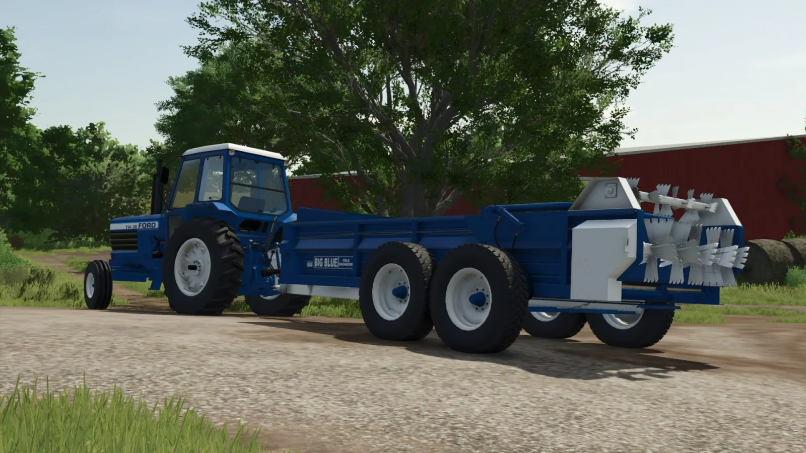 Ford Big Blue Manure Spreader Pack FS25