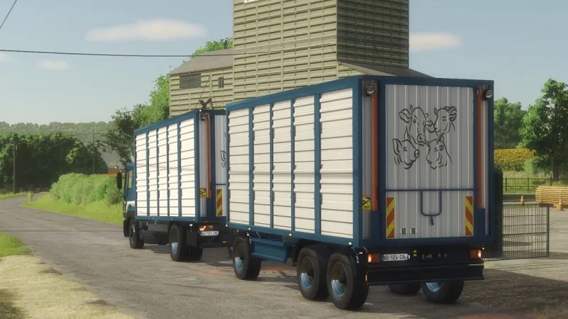 Livestock Transporter MAN 19.403 FS25