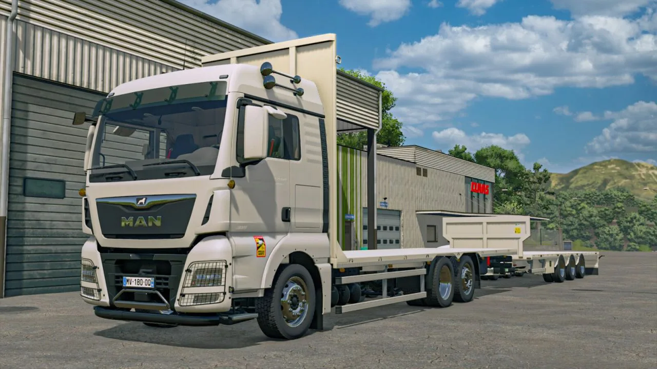 MAN TGX 6x2 Straw Bale FS25