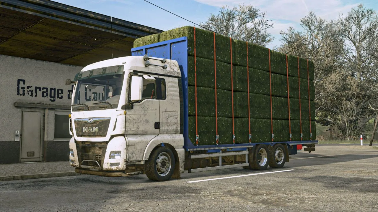 MAN TGX 6x2 Straw Bale FS25