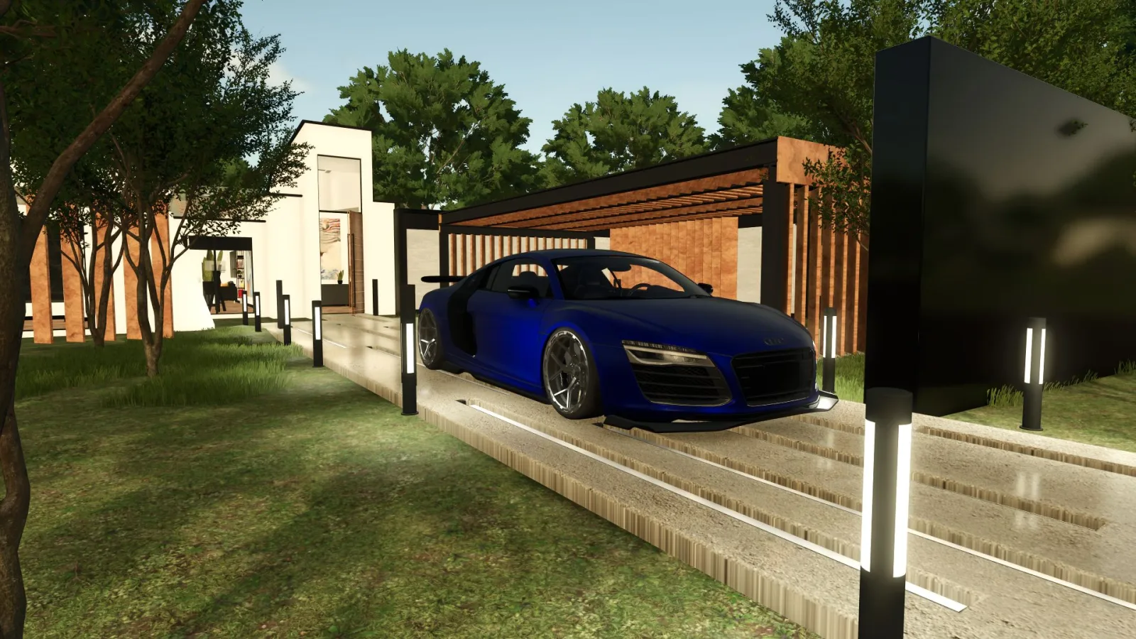 Audi R8 FS25 - screenshot 1