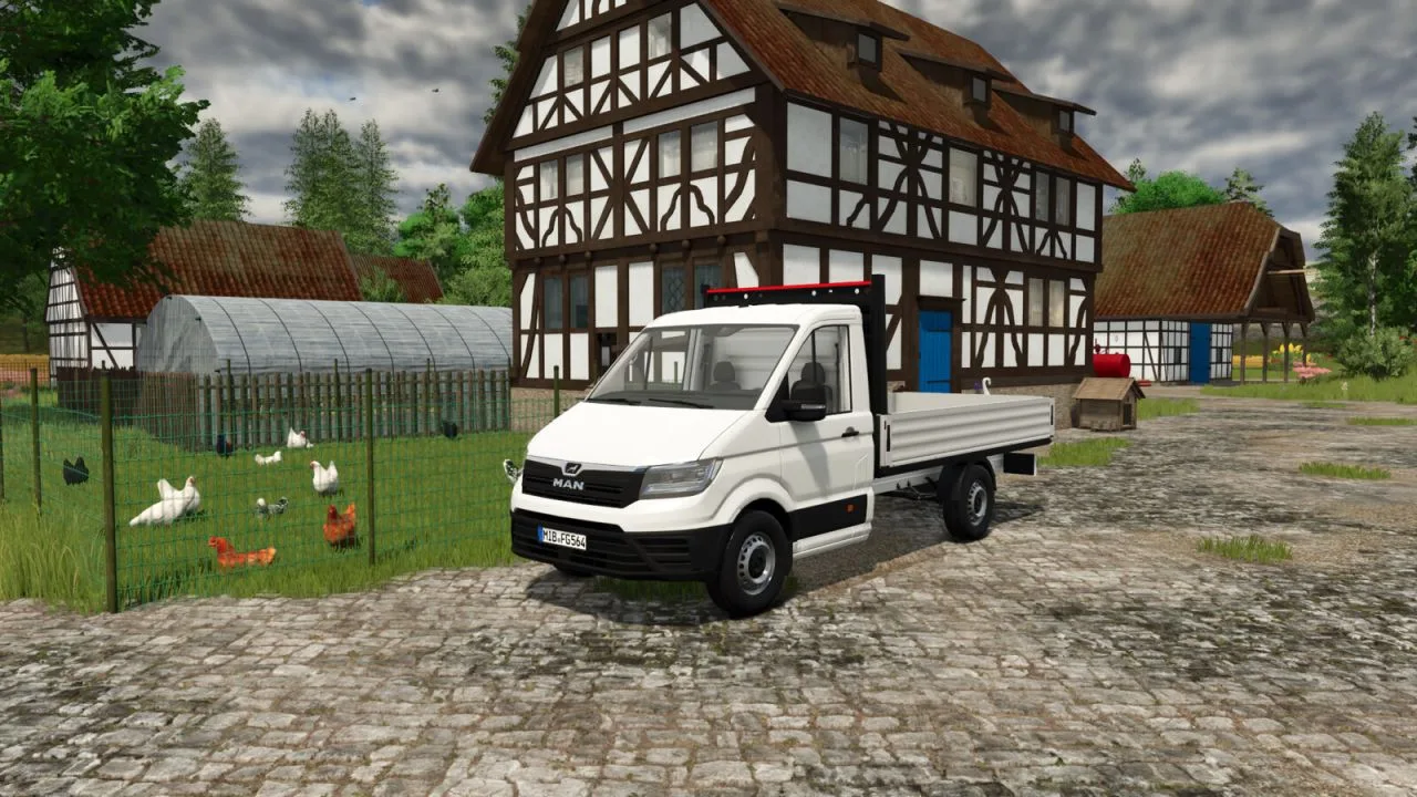 MAN TGE Flatbed FS25