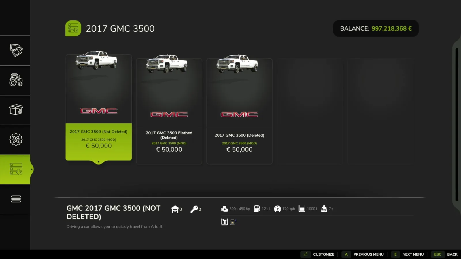 GMC 3500HD 2017 FS25 - screenshot 3
