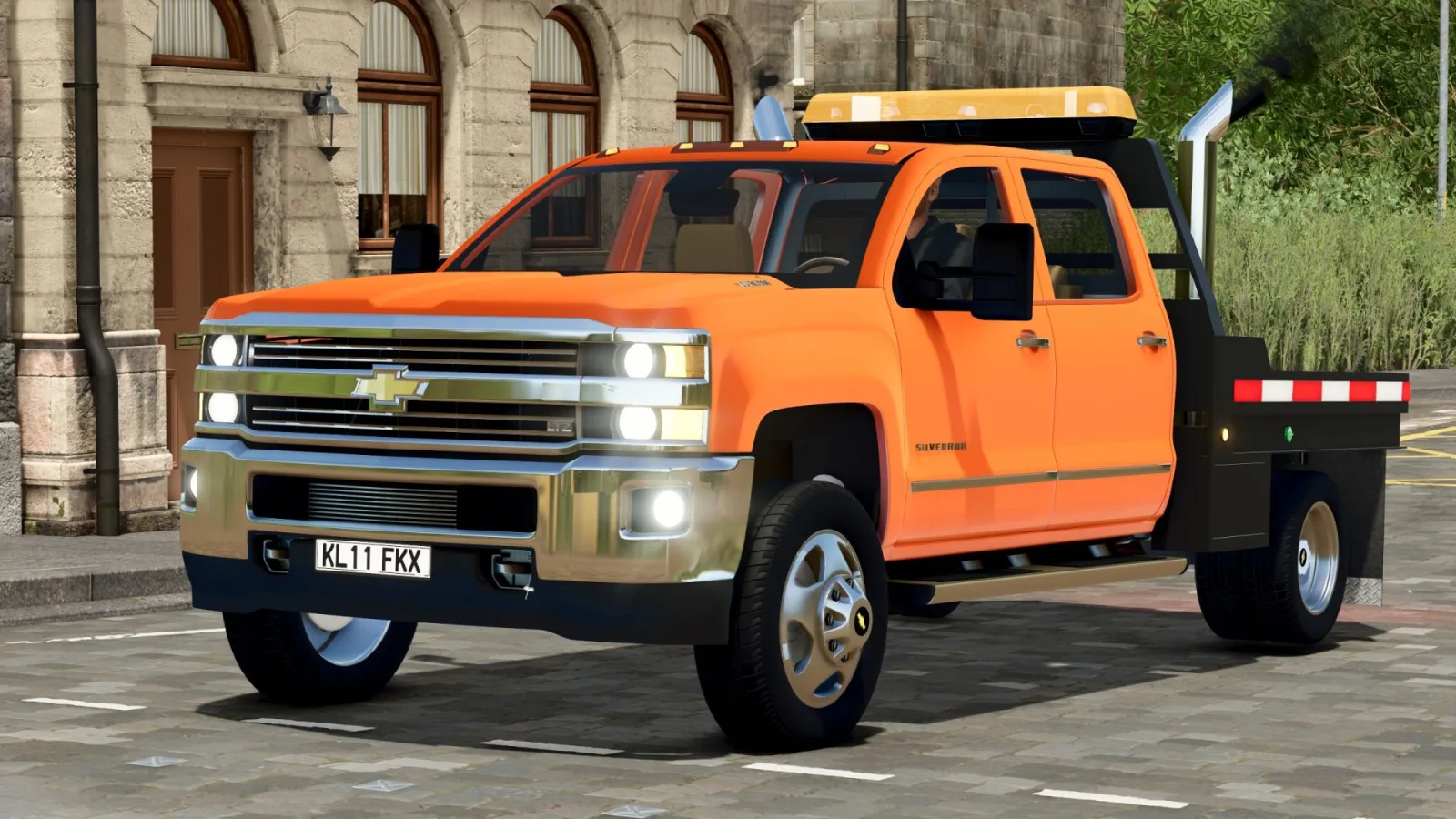Chevy Silverado 2015 Flatbed FS25 - screenshot 1