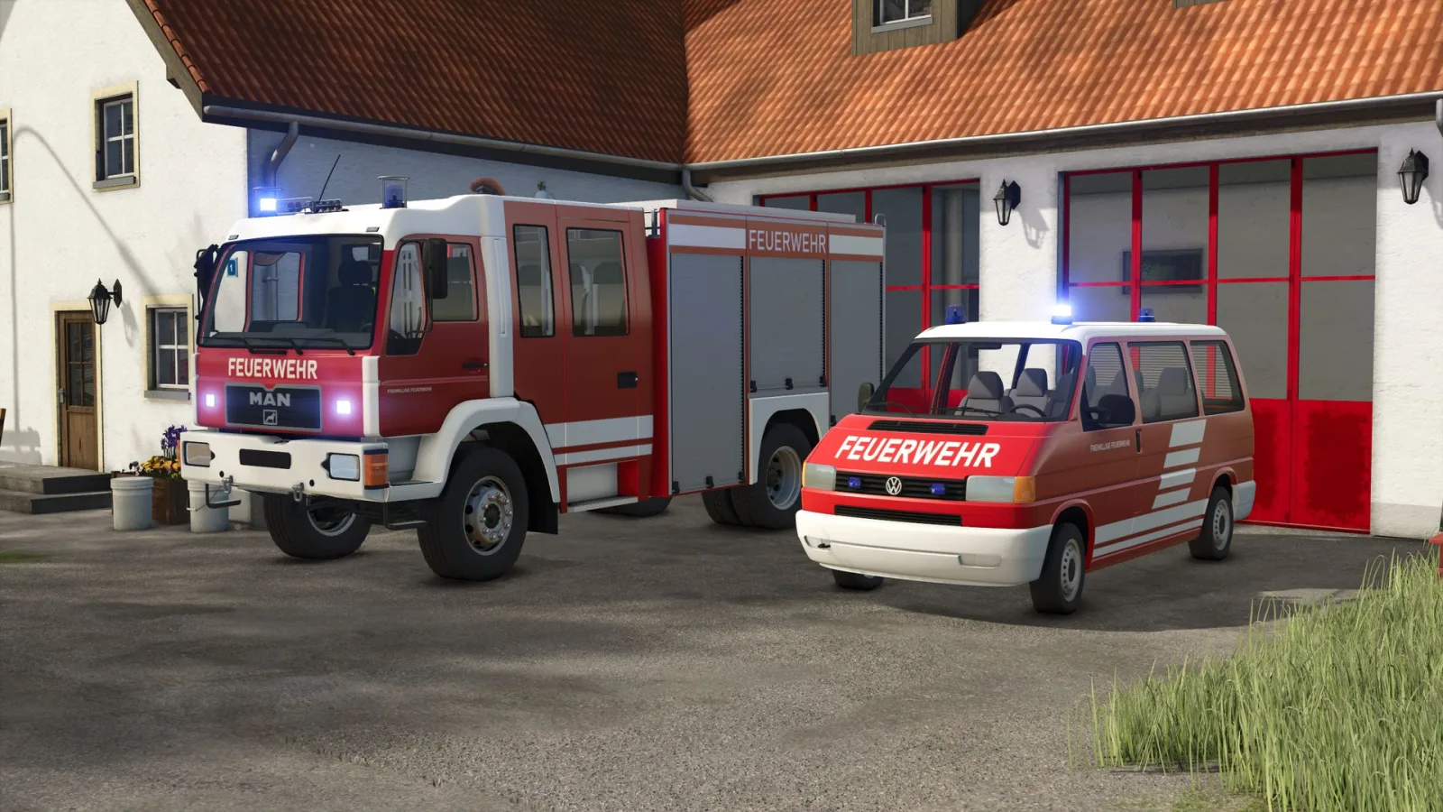 MAN L2000 fire engine FS25