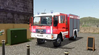 MAN L2000 fire engine FS25