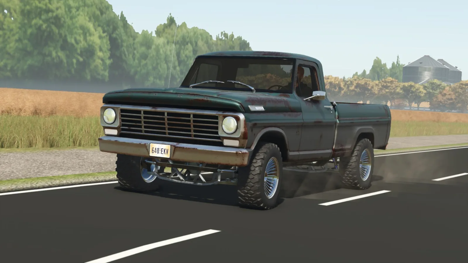 Rusted Ford F250 FS25 - screenshot 1