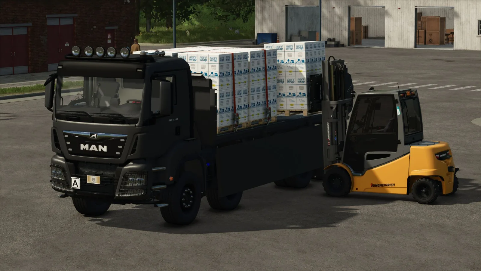 MAN TGS 4 Achs Kipper FS25