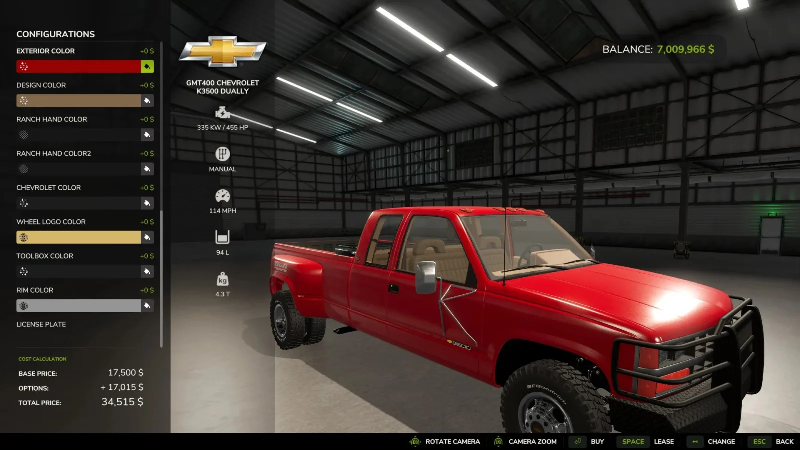 Chevrolet GMT400 K3500 Extended Cab FS25 - screenshot 2