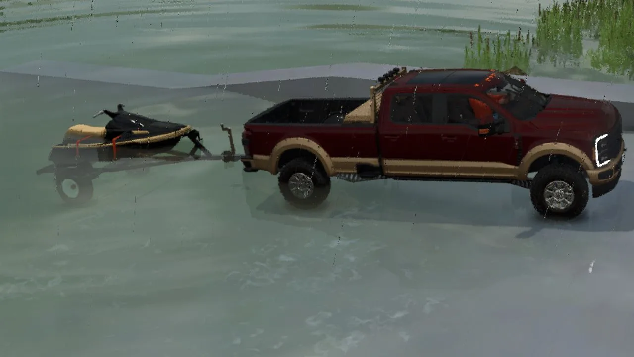 Old school jet ski FS25