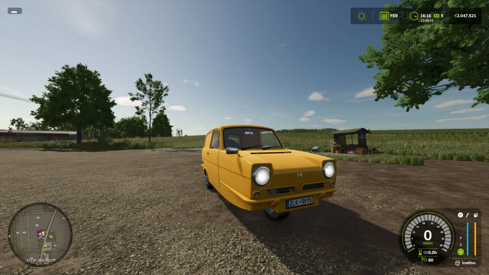 Reliant Regal Supervan III FS25 - screenshot 1