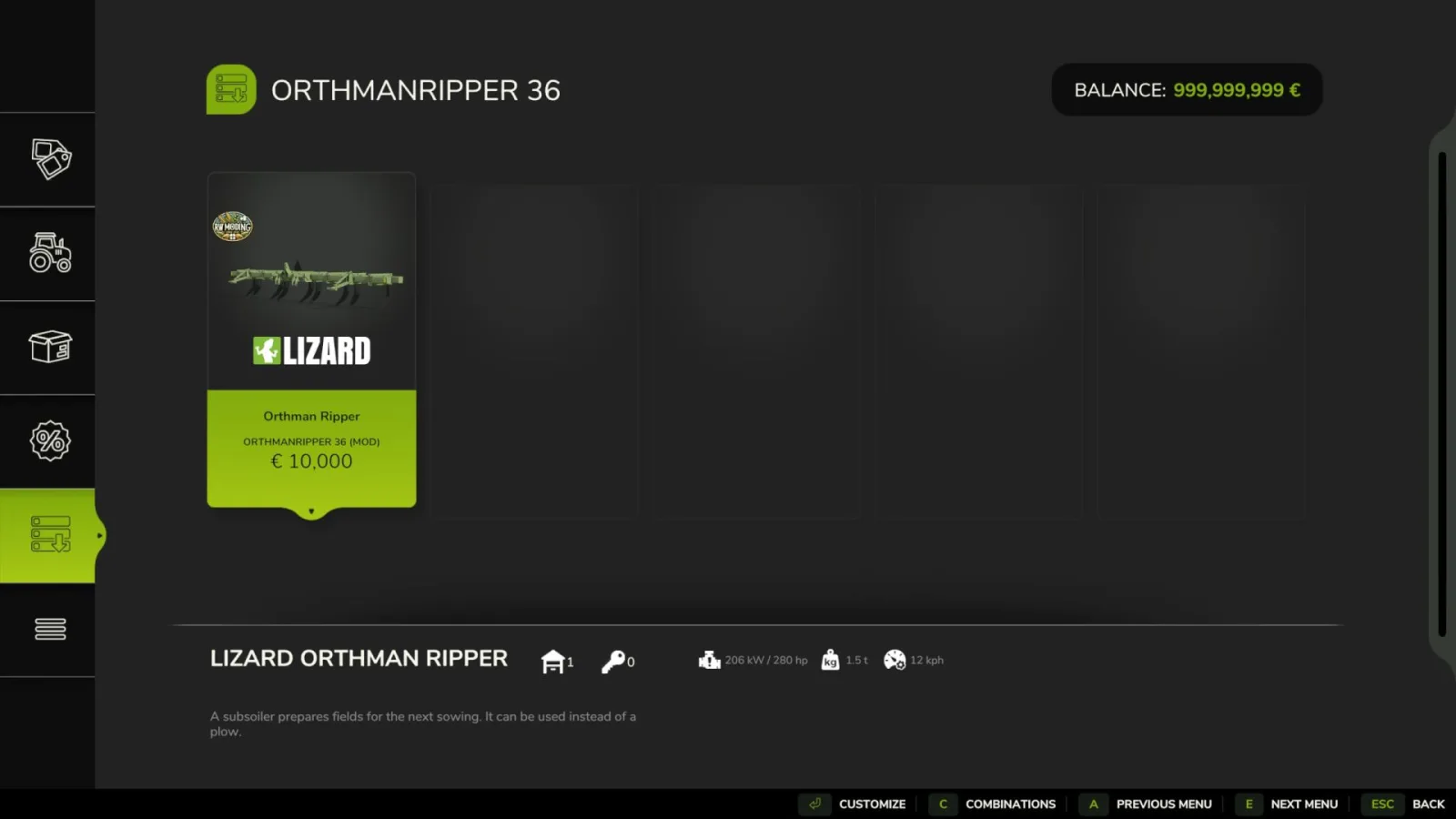 Orthman Ripper FS25