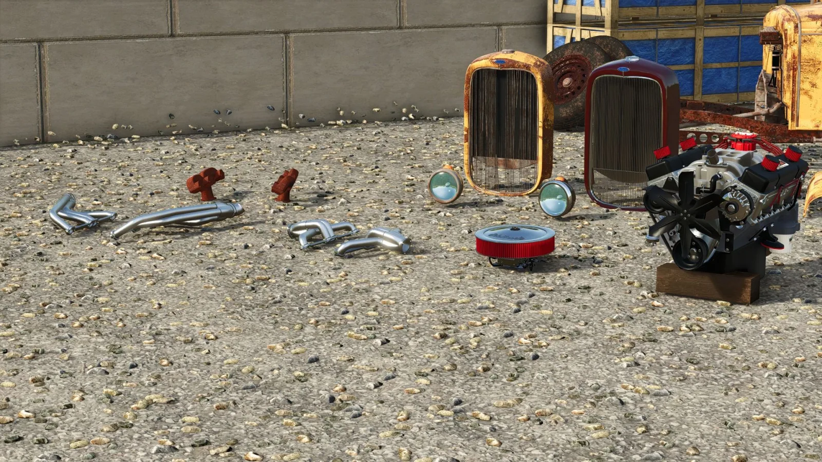 Hot Rod And Small Block Chevy Engine FS25 - screenshot 2