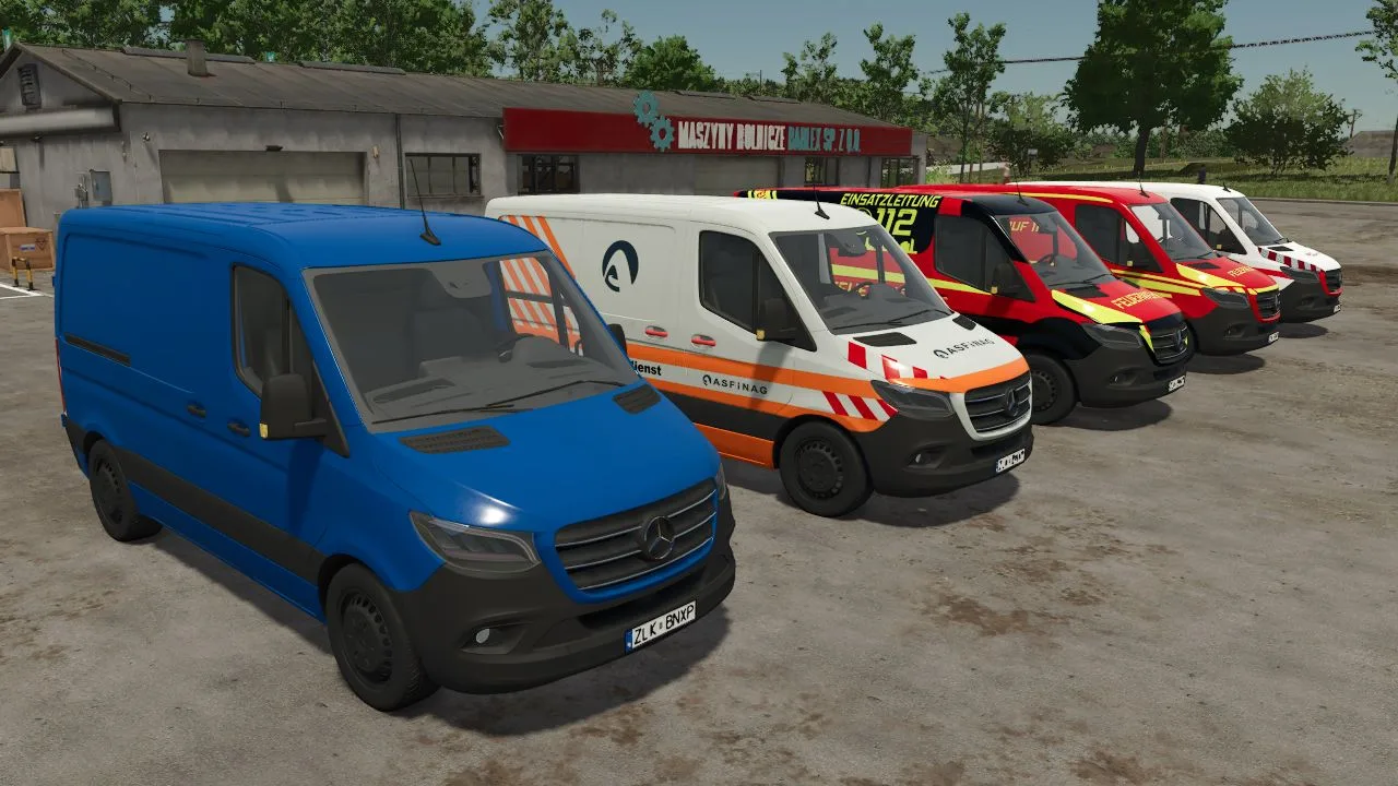 2018 Mercedes-Benz Sprinter Pack FS25 - screenshot 1