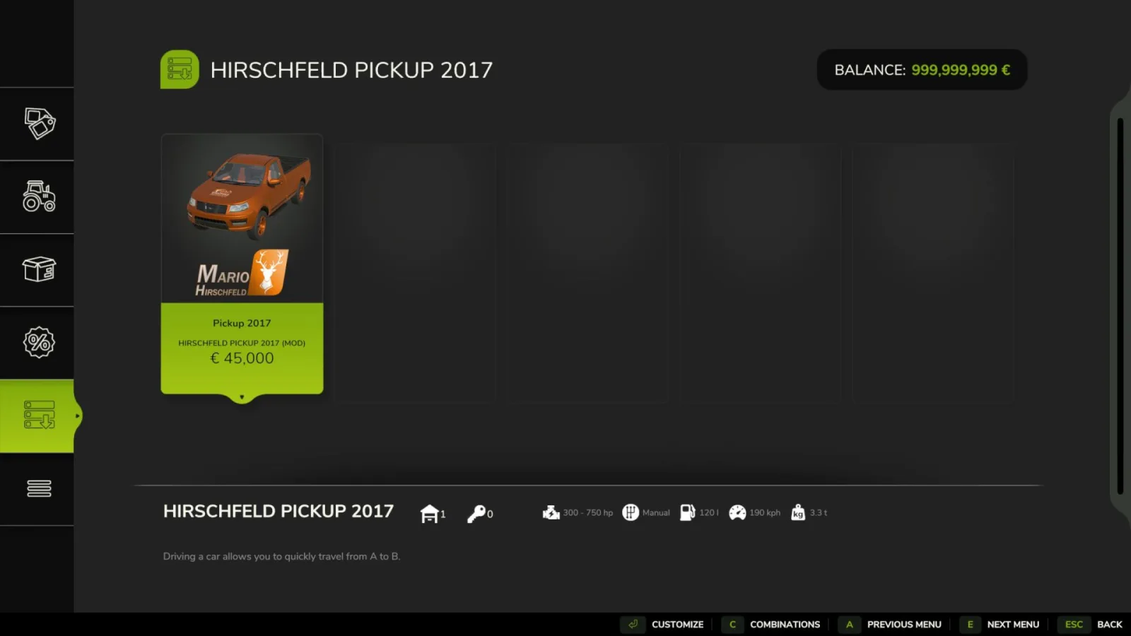 Lizard – Pickup modern FS25 - screenshot 2