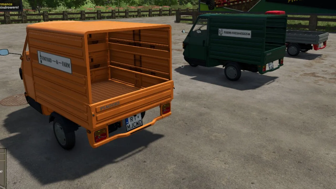Piaggio Ape 50 van FS25 - screenshot 3