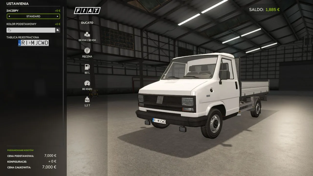 Fiat Ducato Pickup FS25 - screenshot 3
