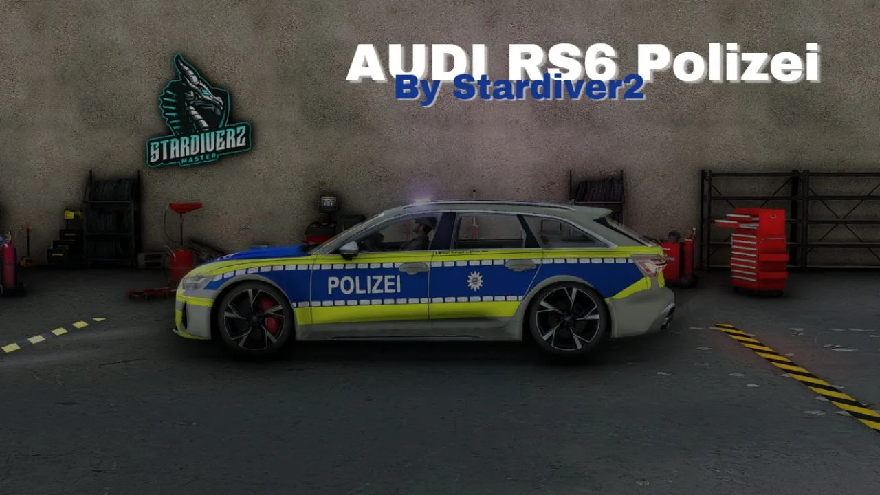 Audi RS6 police FS25 - screenshot 1