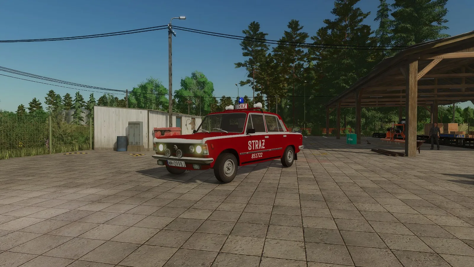 FIAT 125P SLOP FSO 851722 Fire brigade FS25