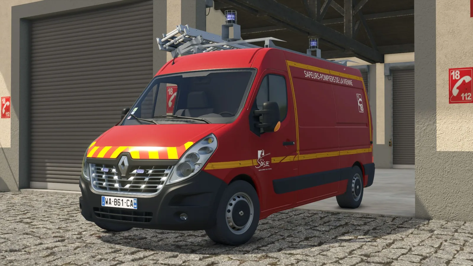 Renault Master III (VTU firefighters) FS25 - screenshot 3