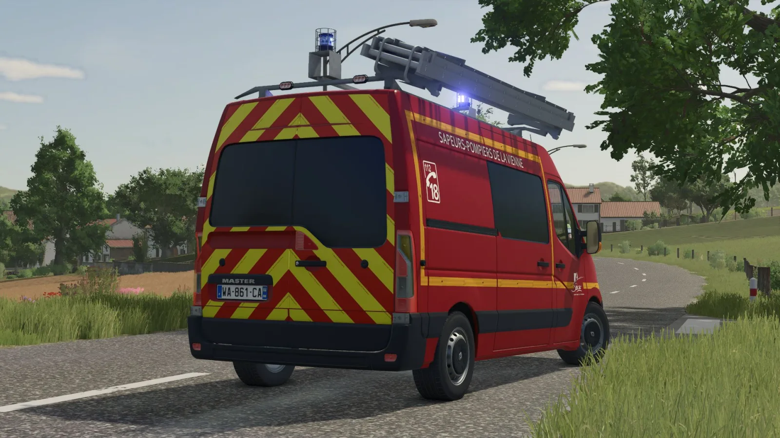 Renault Master III (VTU firefighters) FS25 - screenshot 2