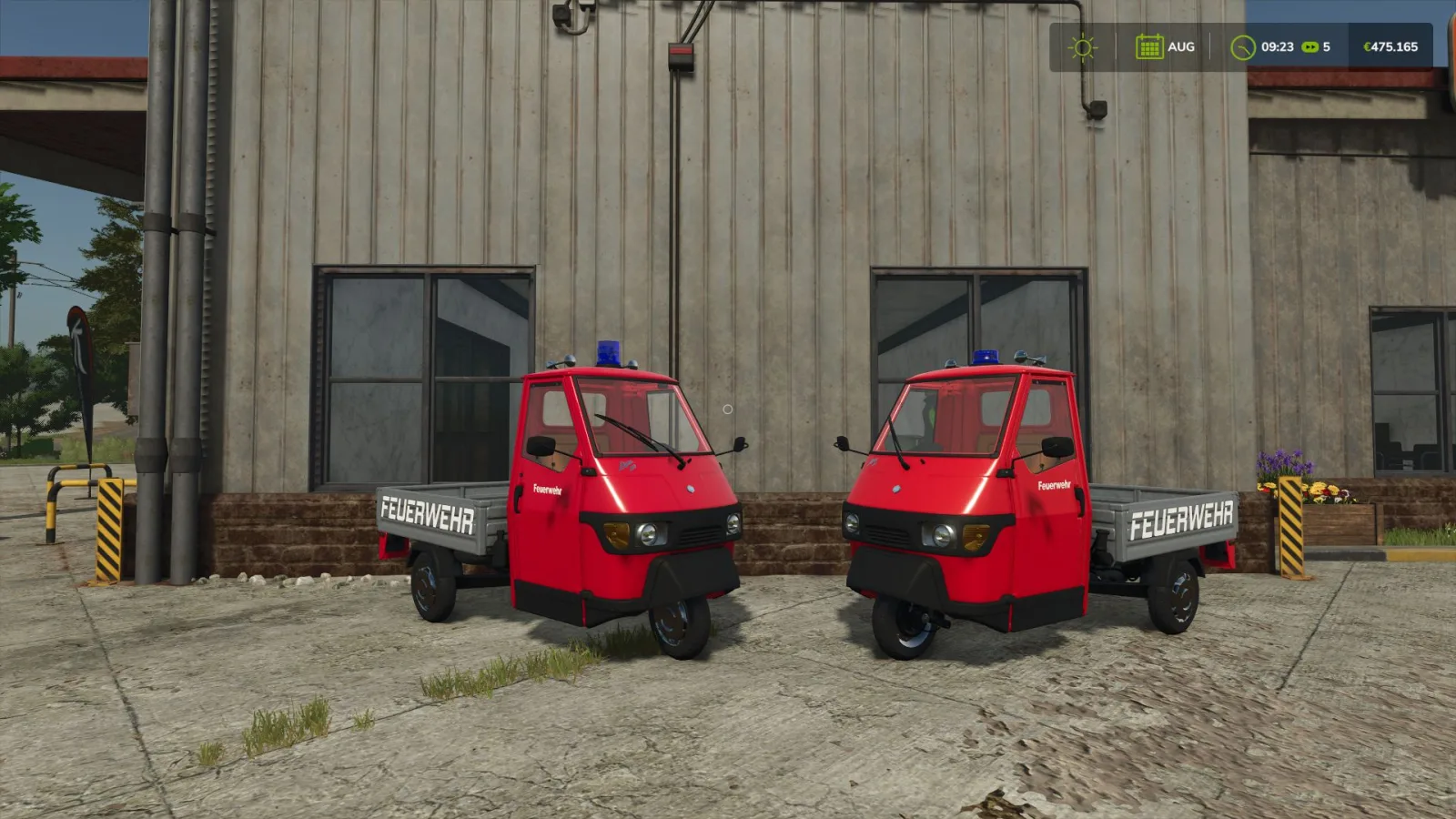 Piaggio APE 50 fire department FS25