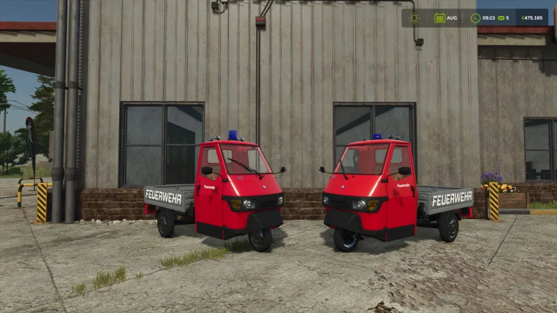 Piaggio APE 50 fire department FS25