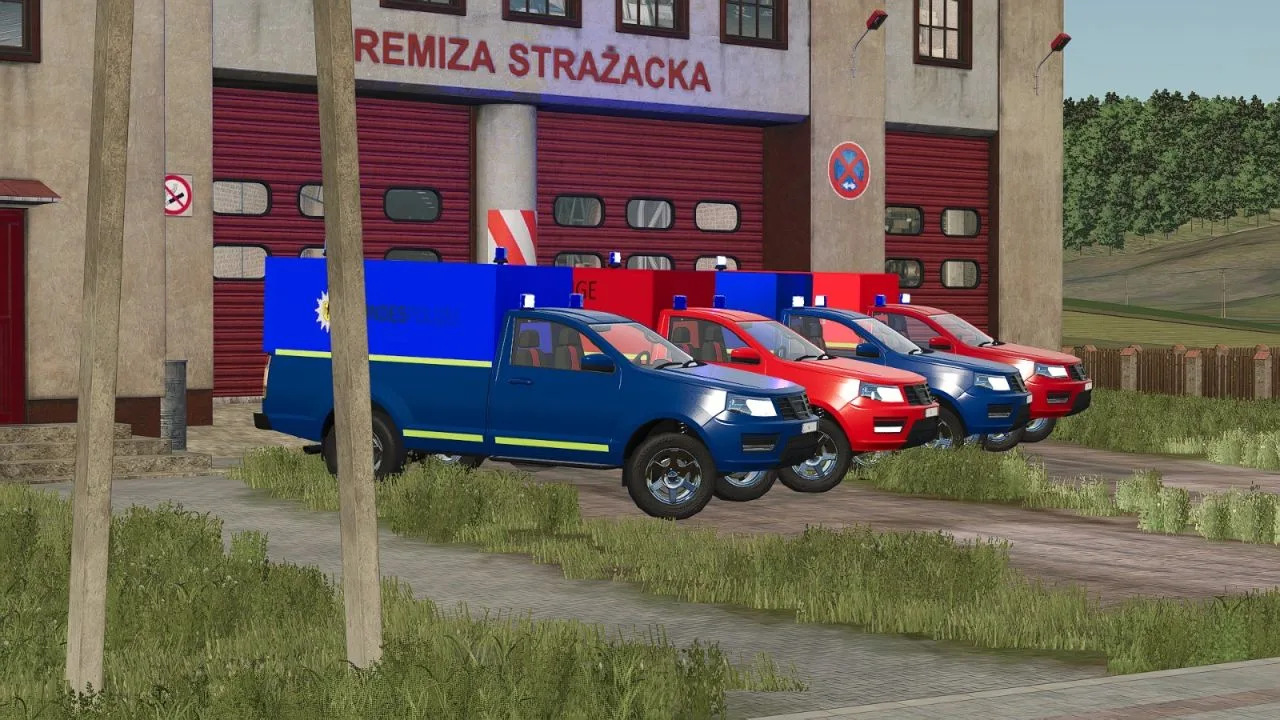 Kdow, emergency services, fire brigade, police and thw FS25 - screenshot 1