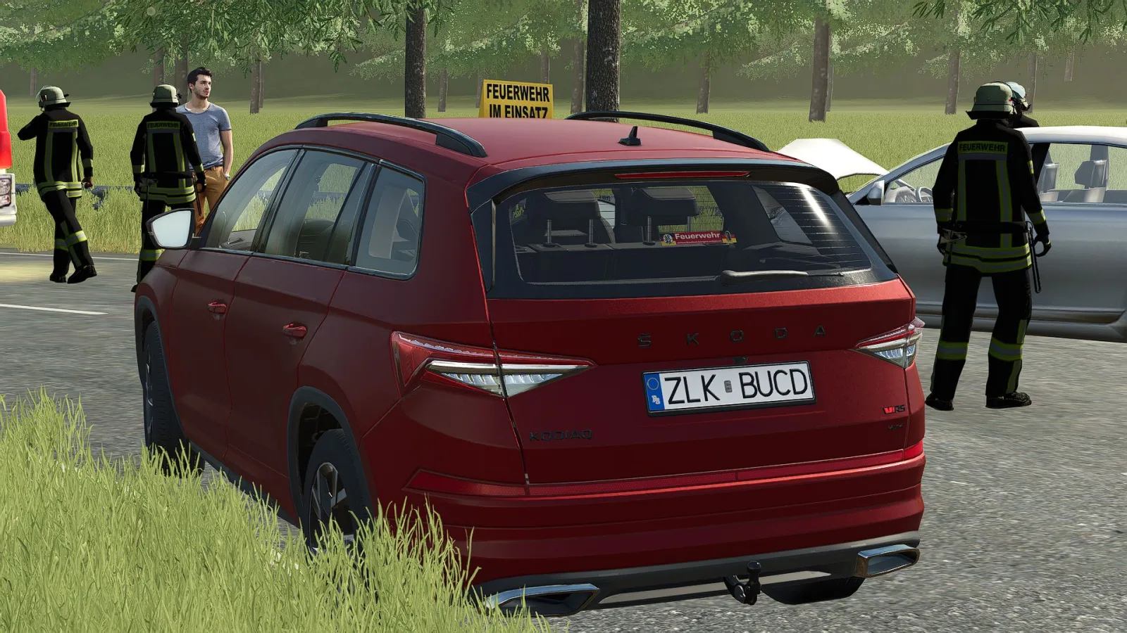 Skoda Kodiaq (fire department) FS25 - screenshot 2