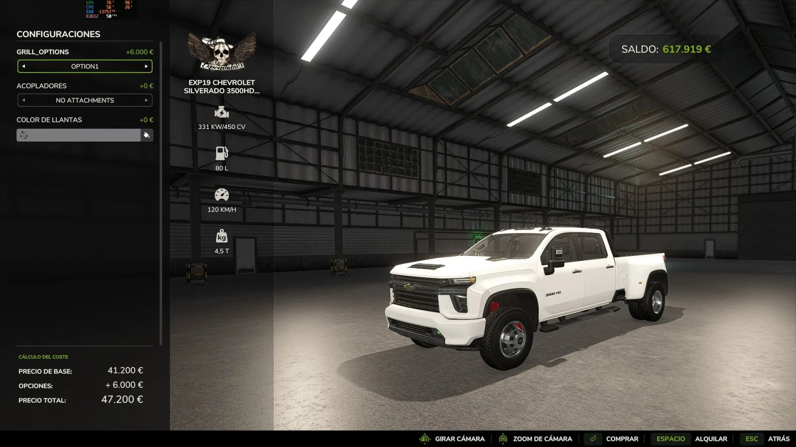Chevrolet Silverado 2500 2020 FS25 - screenshot 1