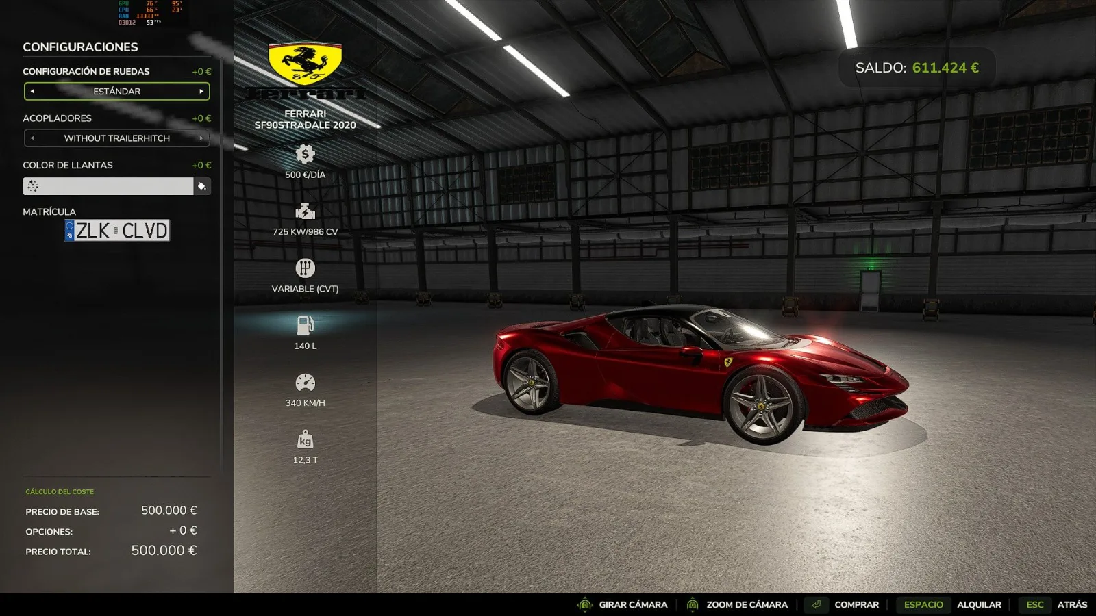 Ferrari SF90 Stradale FS25 - screenshot 2
