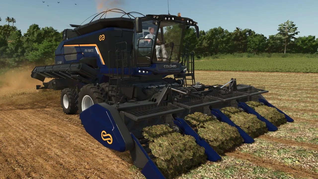 Colombo Avanti C410 And Peanut Header FS25