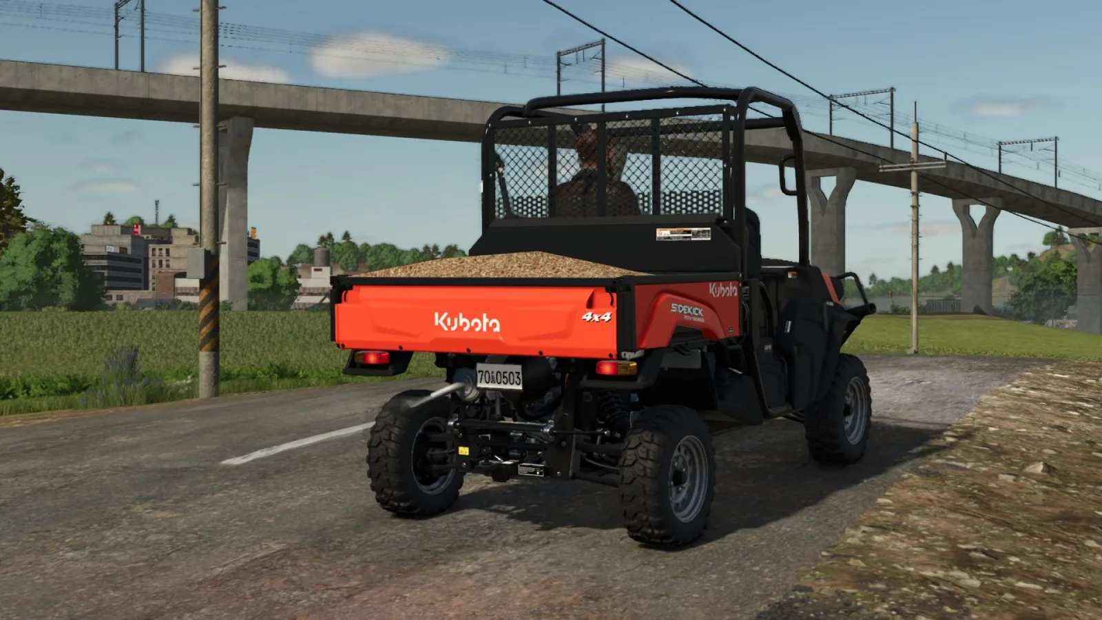 Kubota Sidekick 4000L Unreal Capacity FS25 - screenshot 2