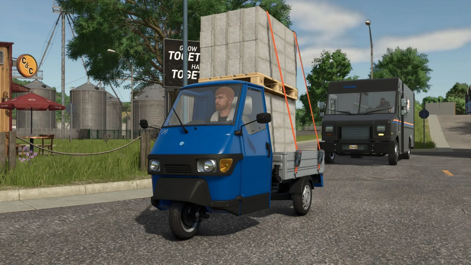 Piaggio Ape 50 heavy loadings FS25 - screenshot 1