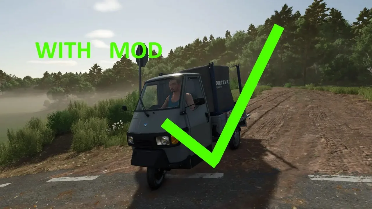 Piaggio Ape 50 heavy loadings FS25 - screenshot 2