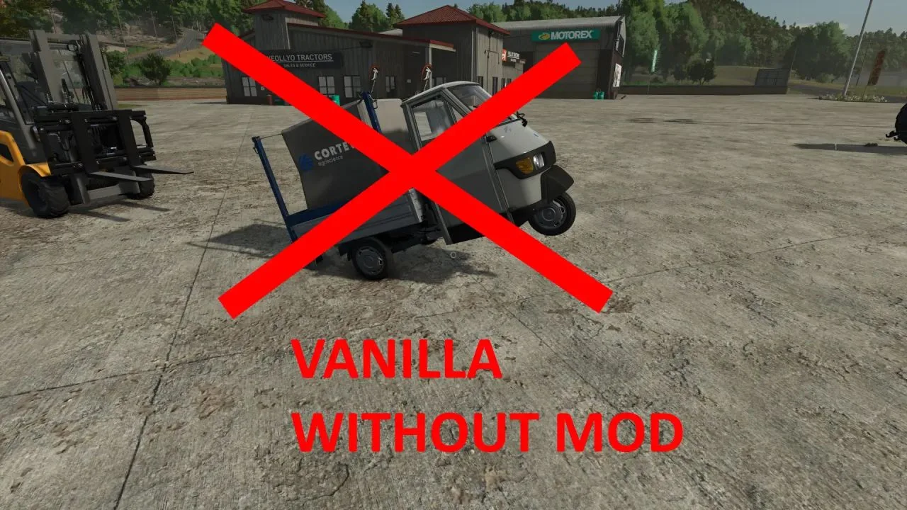 Piaggio Ape 50 heavy loadings FS25 - screenshot 3