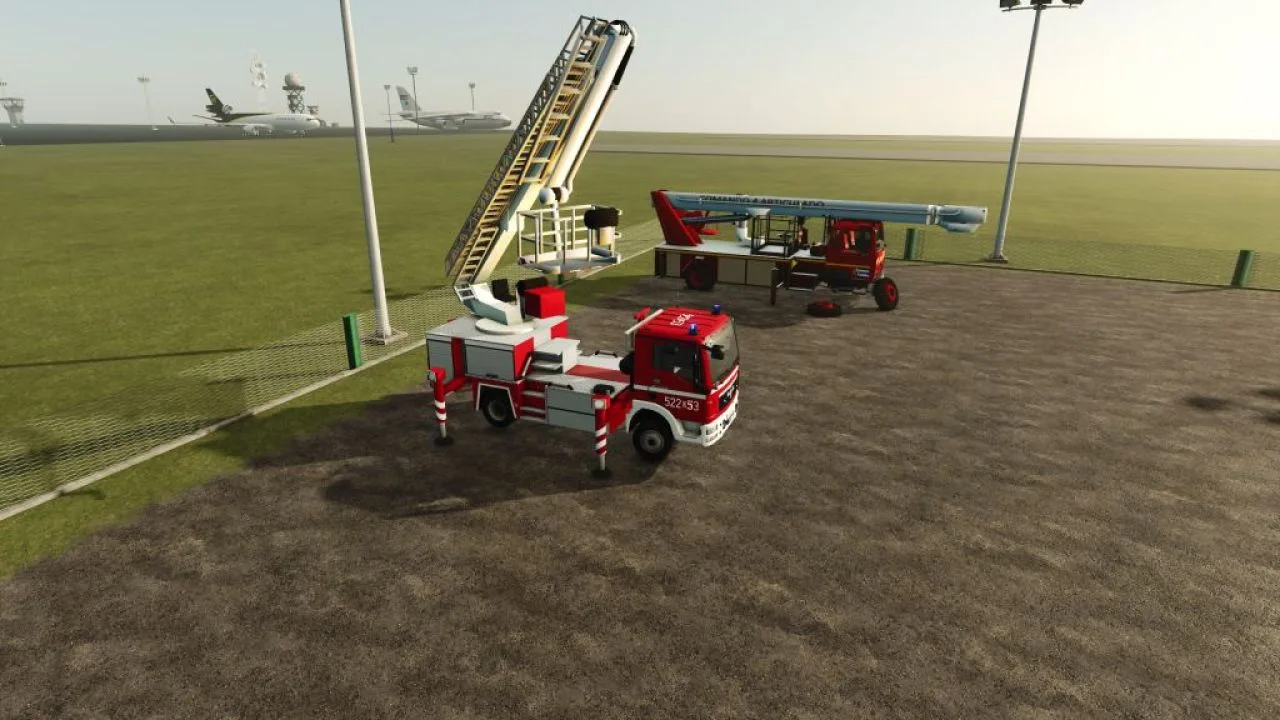 MAN TGM / Fire Department Aerial Ladder Truck FS25 - screenshot 2
