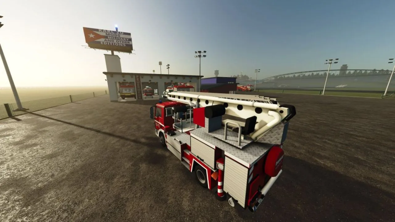 MAN TGM / Fire Department Aerial Ladder Truck FS25 - screenshot 3