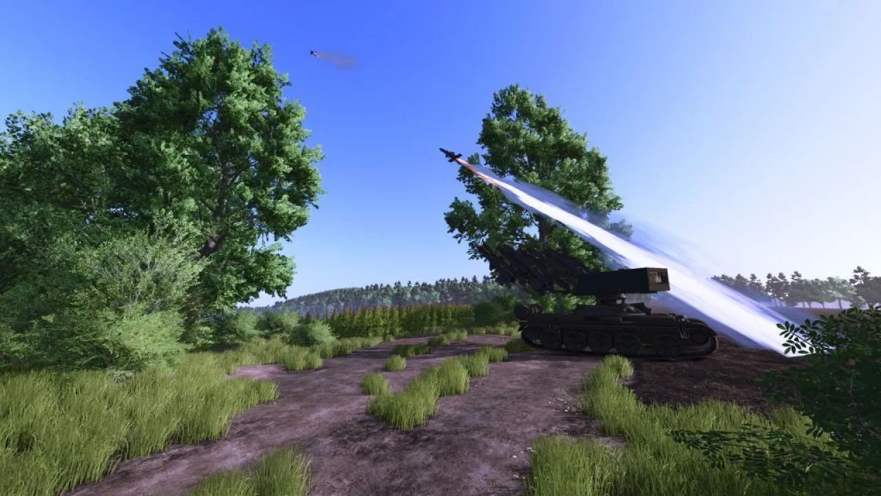 Tracked Multi-Missile Air Defense System FS25 - screenshot 2