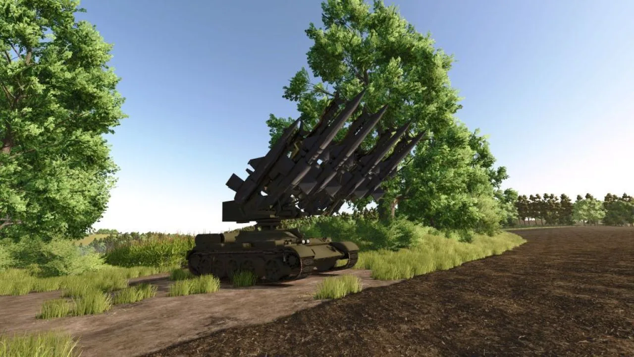 Tracked Multi-Missile Air Defense System FS25 - screenshot 1