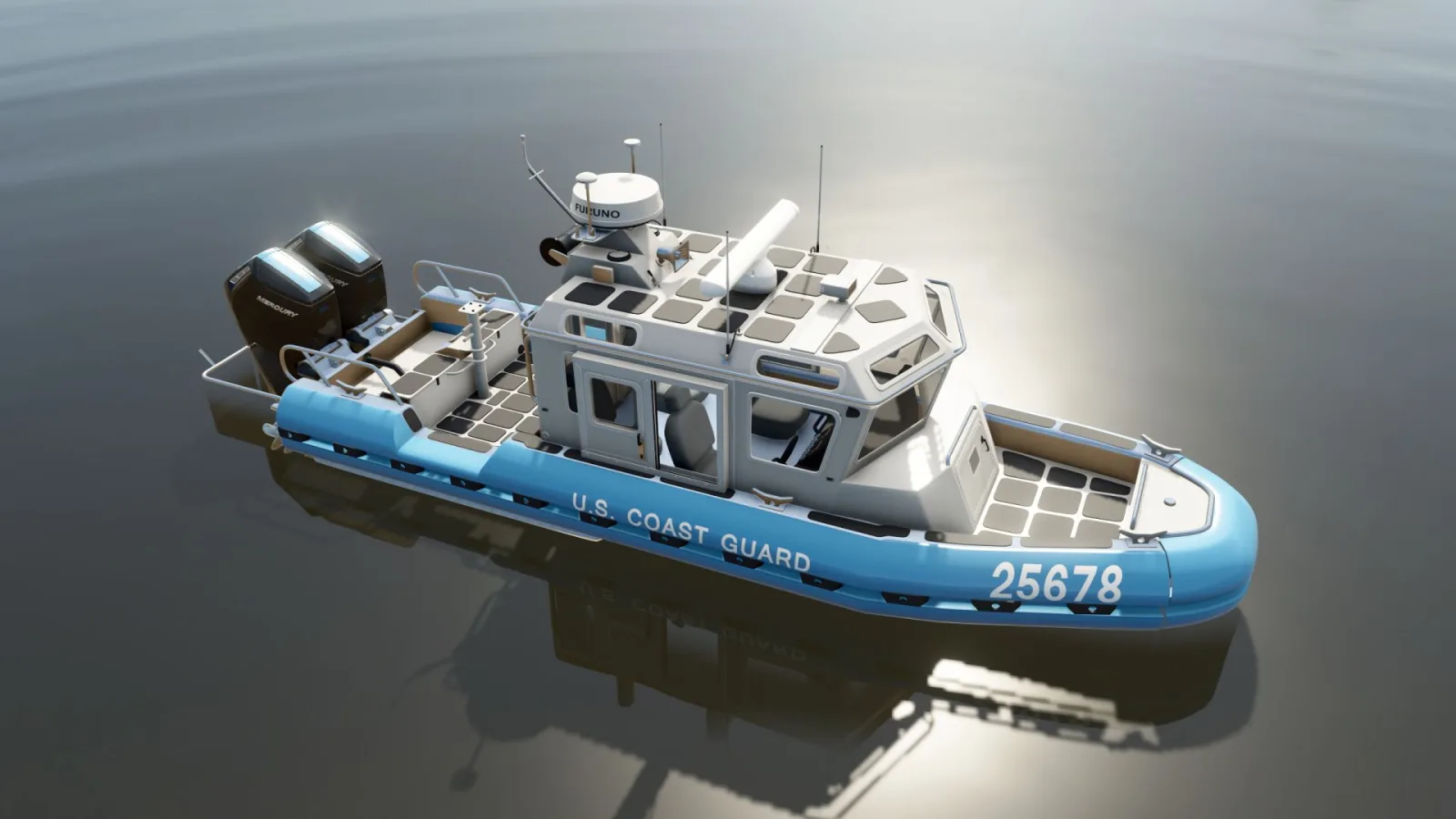 Coast Guard Defender Boat FS25 - screenshot 1