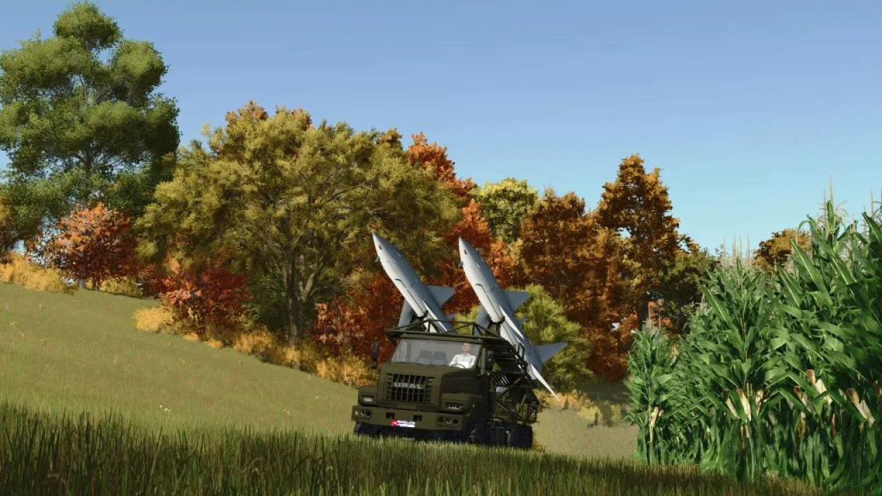 Ural Next Surface-to-Air Missile Launcher Platform FS25 - screenshot 1