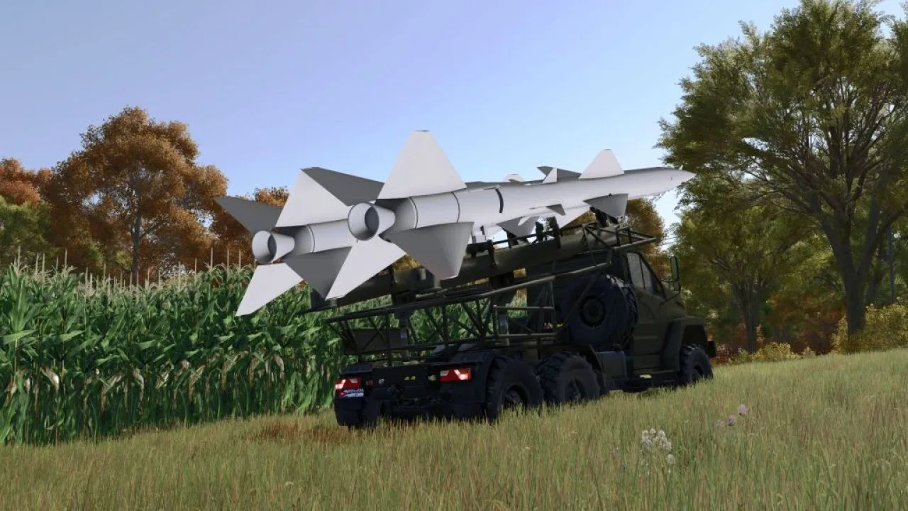 Ural Next Surface-to-Air Missile Launcher Platform FS25 - screenshot 3