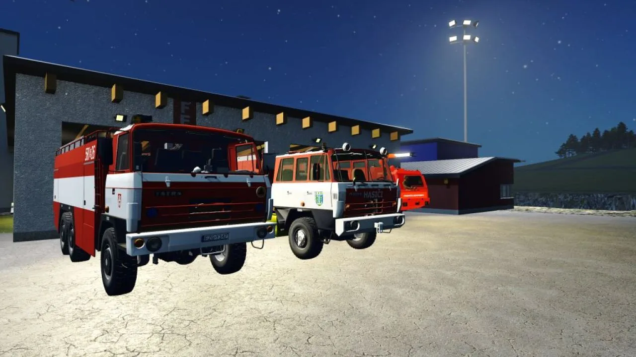 Tatra Fire Truck Pack FS25 - screenshot 1