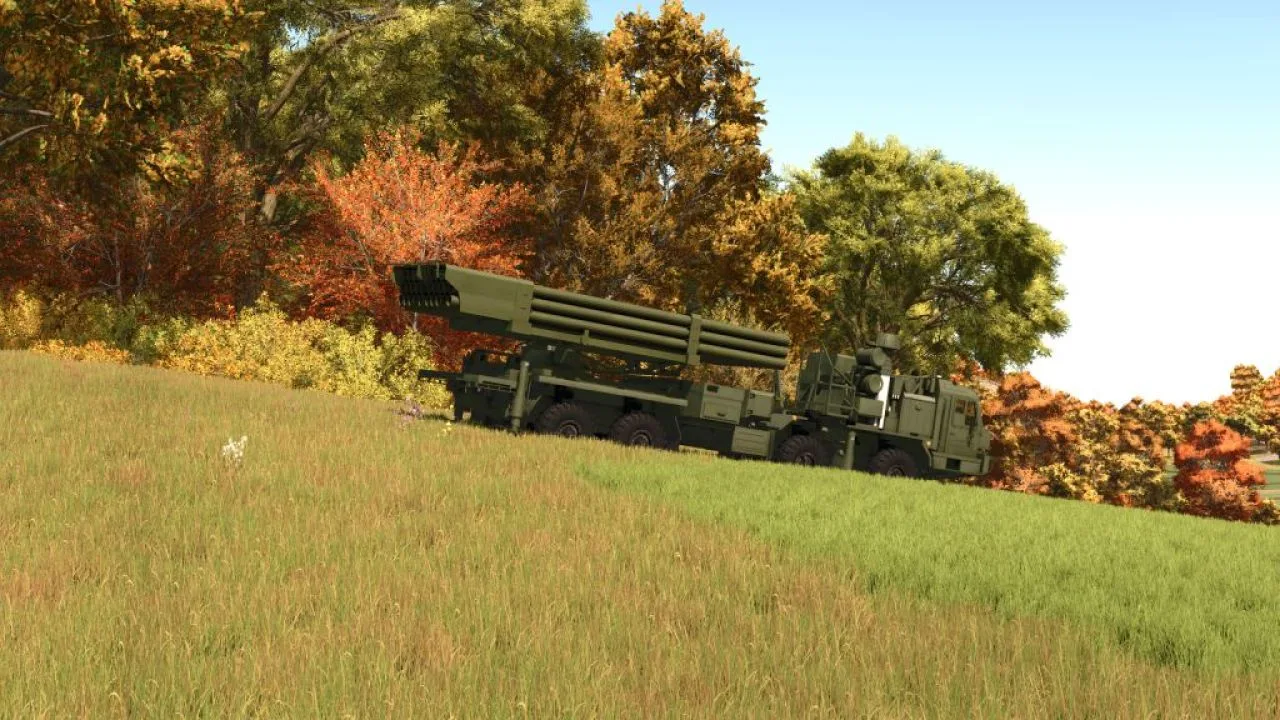 BAZ-6944 (Multiple Rocket Launcher Variant) FS25 - screenshot 3
